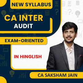CA Saksham Jain Auditing Exam Oriented For CA Inter : Online Classes