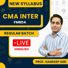 Prof. Sandeep Giri FMBDA Live Batch by navin classes For CMA Inter