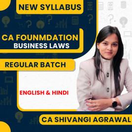 CA Shivangi Agrawal Business Laws Regular Batch For CA Foundation