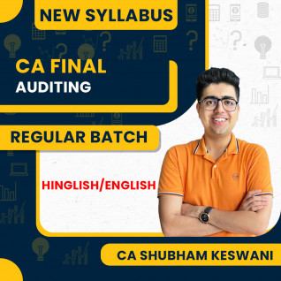 CA Final Audit Live Regular batch By CA Shubham Keswani: Online Classes