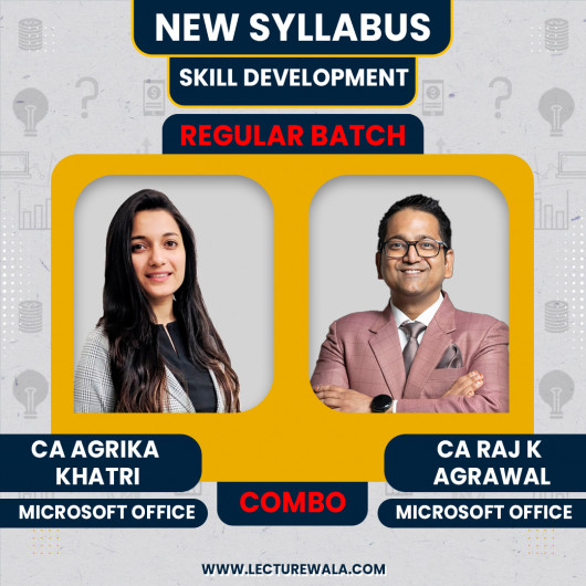 CA Agrika Khatri & CA Raj K Agrawal Ultimate Microsoft Office Skill Development Course : Pen Drive / Online Classes CA Agrika Khatri & CA Raj K Agrawal Ultimate Microsoft Office Skill Development Course : Pen Drive / Online Classes