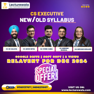 .VG Study Hub Offers New/Old Syllabus Regular Classes For CS Executive: Online / Offline Classes.