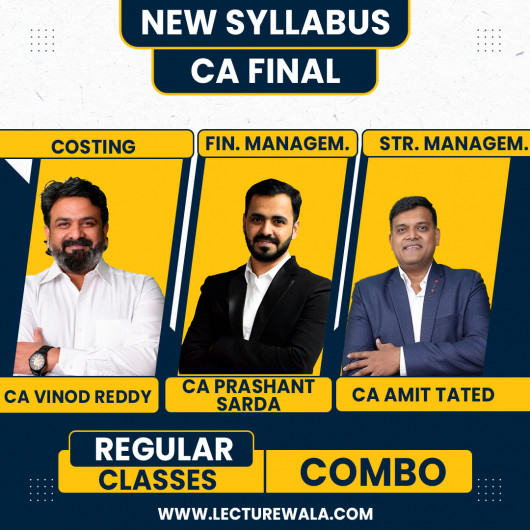 CA Vinod Reddy Costing,CA Prashant Sarda FM & CA Amit Tated SM live Regular Combo Classes For CA Inter Online Classes CA Vinod Reddy Costing,CA Prashant Sarda FM & CA Amit Tated SM live Regular Combo Classes For CA Inter Online Classes